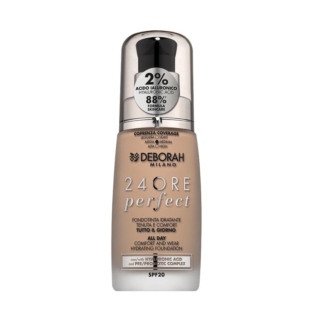 DEBORAH 24 STUNDEN PERFECT FOUNDATION MIT HYALURONSÄURE N.2.1
