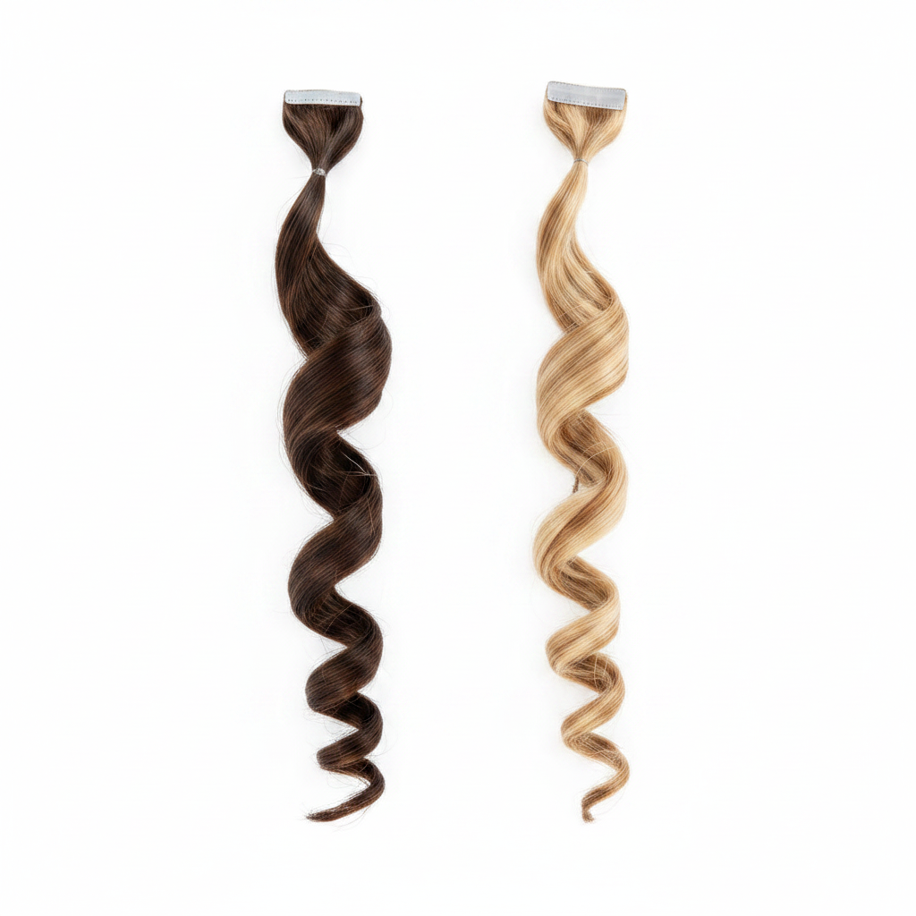 DI BIASE EXTENSIONS GEWELLTE HAARE KLEBE-STRÄHNEN 2,5GR X 10ST 40CM ART. STKR 4 CM 40 W
