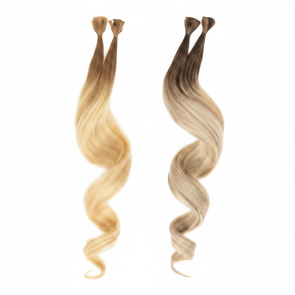 DI BIASE EXTENSIONS GEWELLTE HAARE KERATIN STRÄHNEN OMBRE 0,8GR X 20ST 50CM ART. 2002.SH-WA