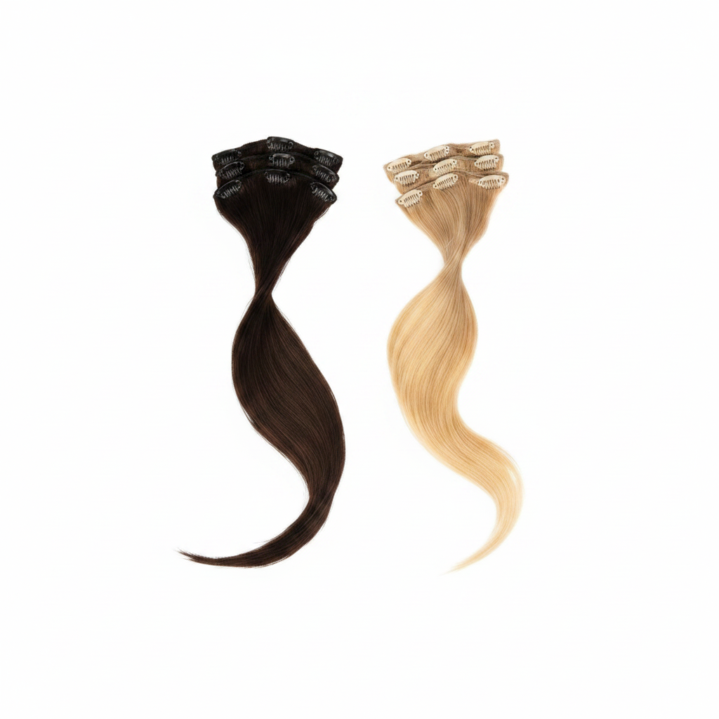 DI BIASE CLIP EXTENSIONS 3 BAHNEN 60/66 GRAMM SET 3 ST GLATTE GEWEBTE HAARE ART. EASY THREE SET