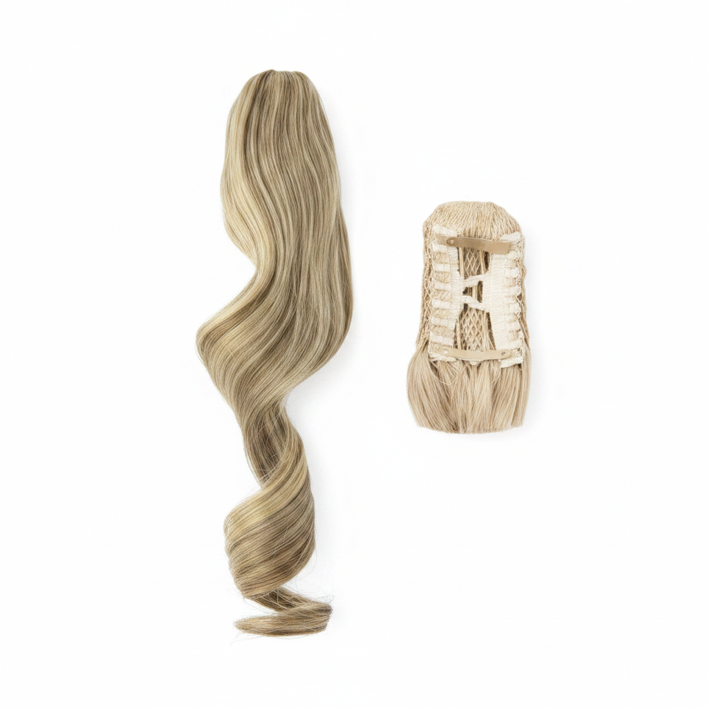 DI BIASE EXTENSIONS TOUPET PROHAIR GEWELLT SYSTEM MIT KLAMMER 1ST 60CM ART. CHIARA