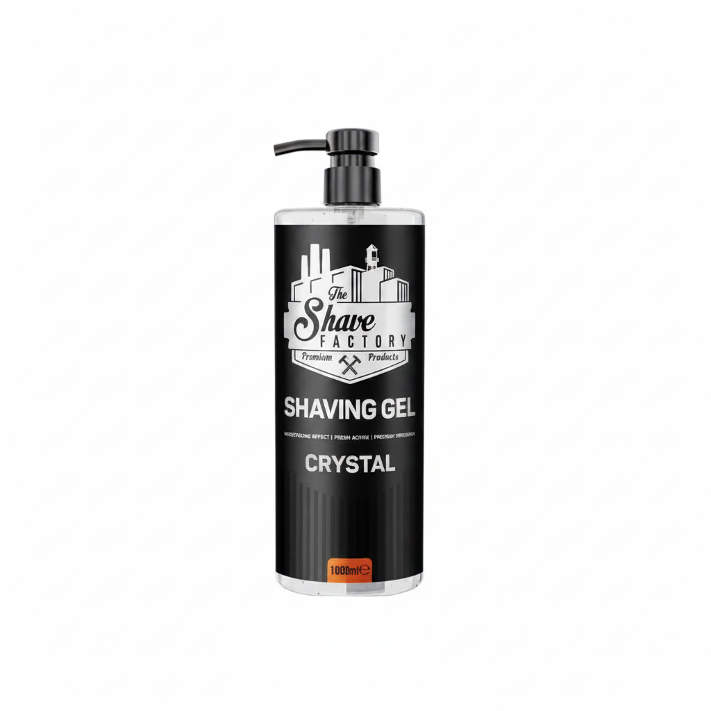 THE SHAVE FACTORY GEL BARBA RASIERGEL CRYSTAL 1000ML