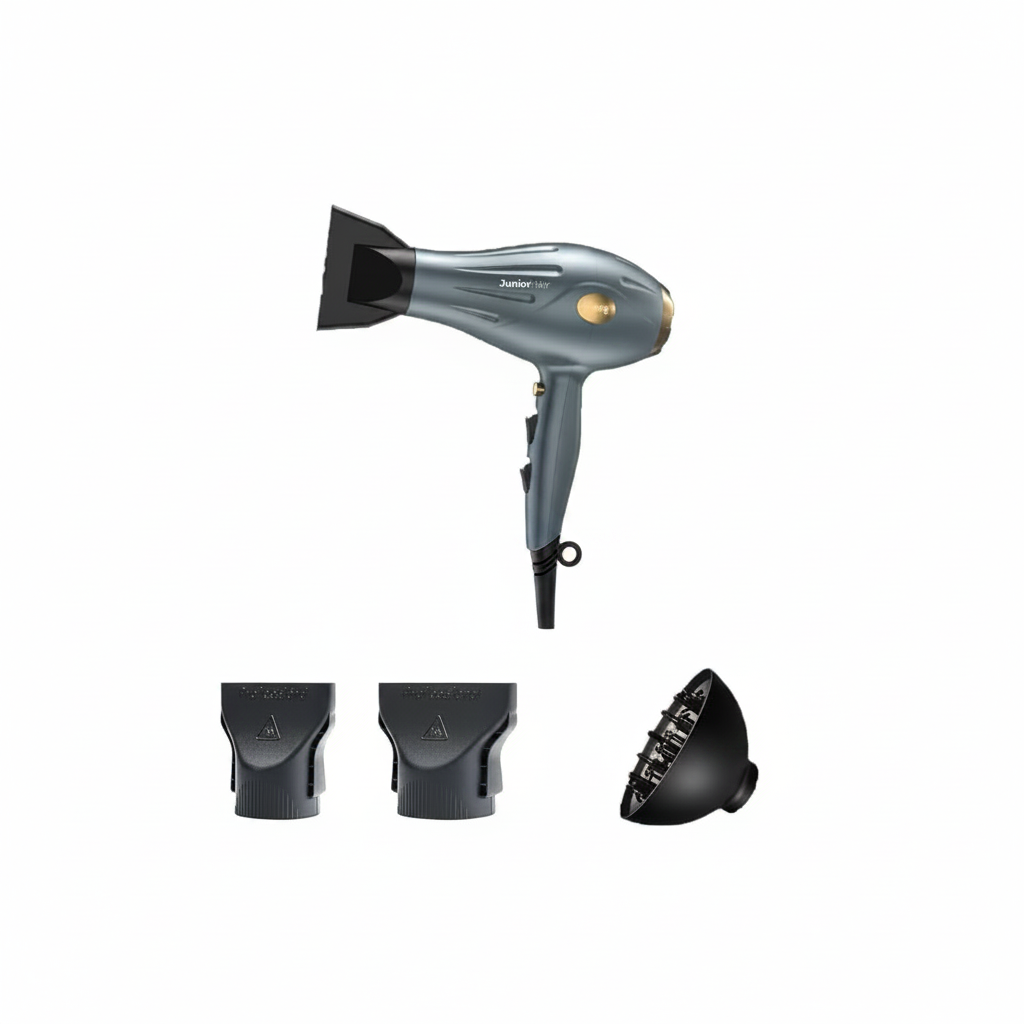 MOVE JUNIORHAIR PROFESSIONELLER HAARTROCKNER MIT 2 DÜSEN + DIFFUSOR 2100W
