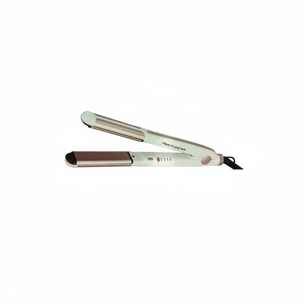 RETRO' PROFESSIONELLES TOURMALIN-GLÄTTEISEN RUP602C WEISS