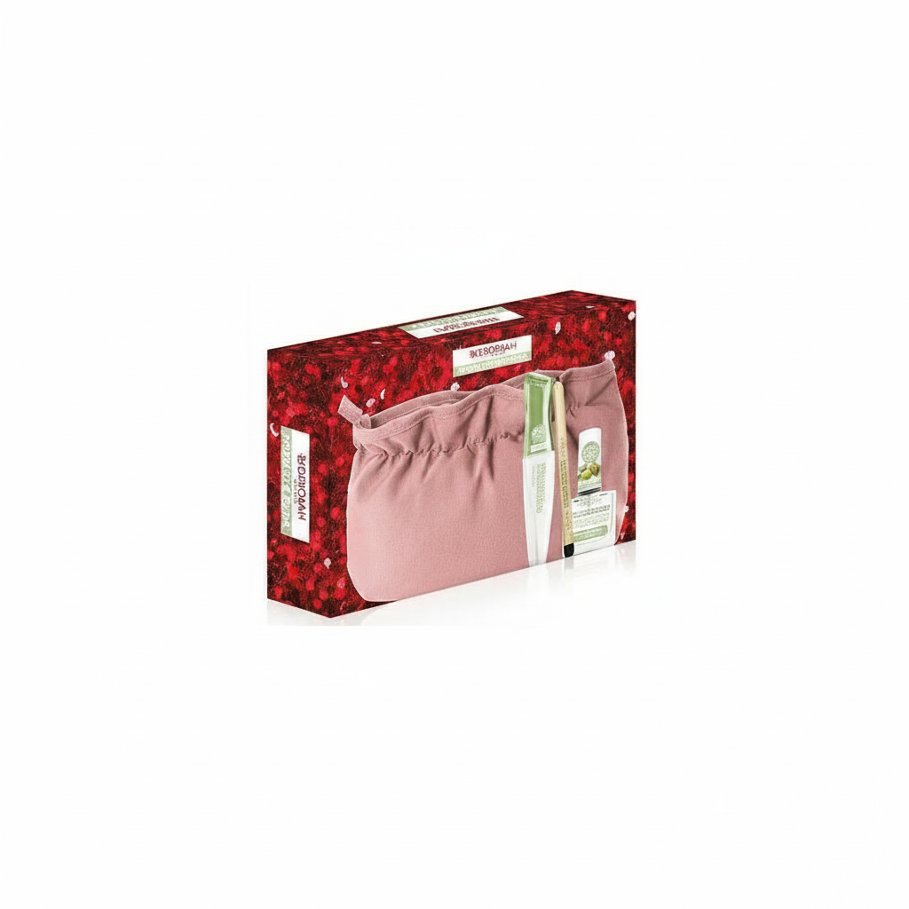 DEBORAH GESCHENKSET FORMULA PURA MASCARA + KAJALSTIFT + STÄRKENDER NAGELLACK + TASCHE