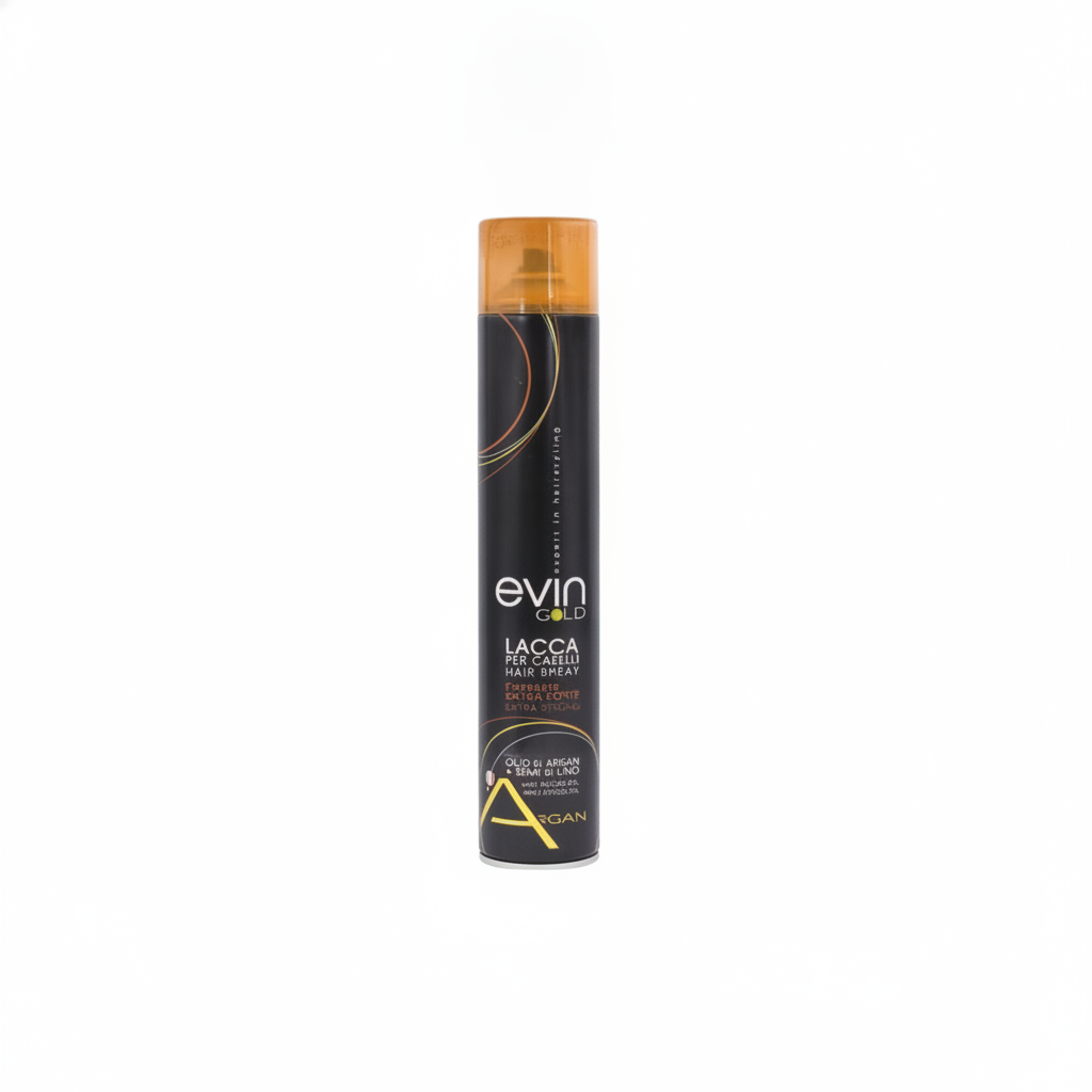 EVIN GOLD HAARLACK STARKER HALT MIT ARGANÖL UND KERATIN 750ML