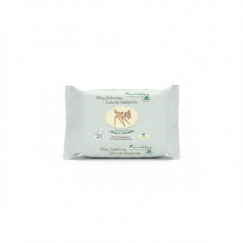 NATURA VERDE BIO DISNEY BABY ULTRA SOFT FEUCHTTÜCHER 20 STÜCK