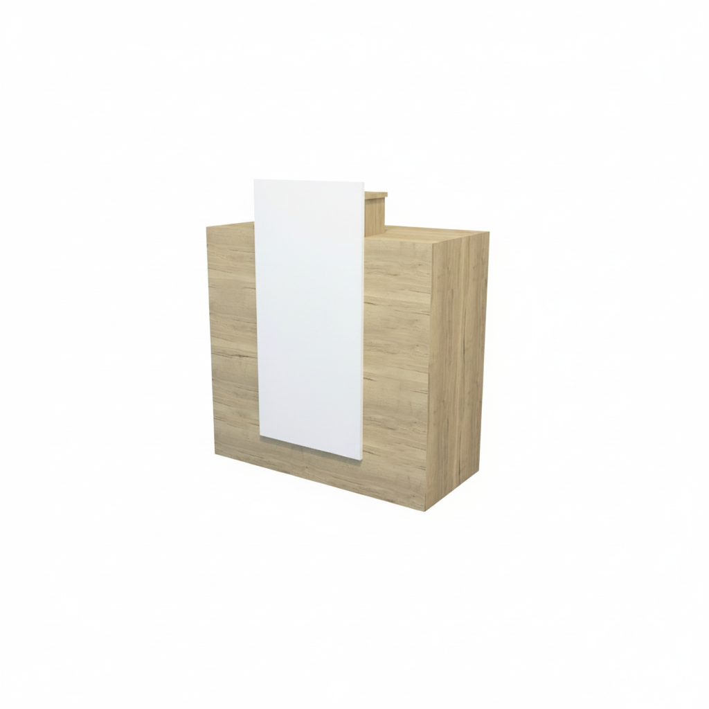 MELCAP EMPFANGSTRESEN WEISS/EICHE ART.AR0915R