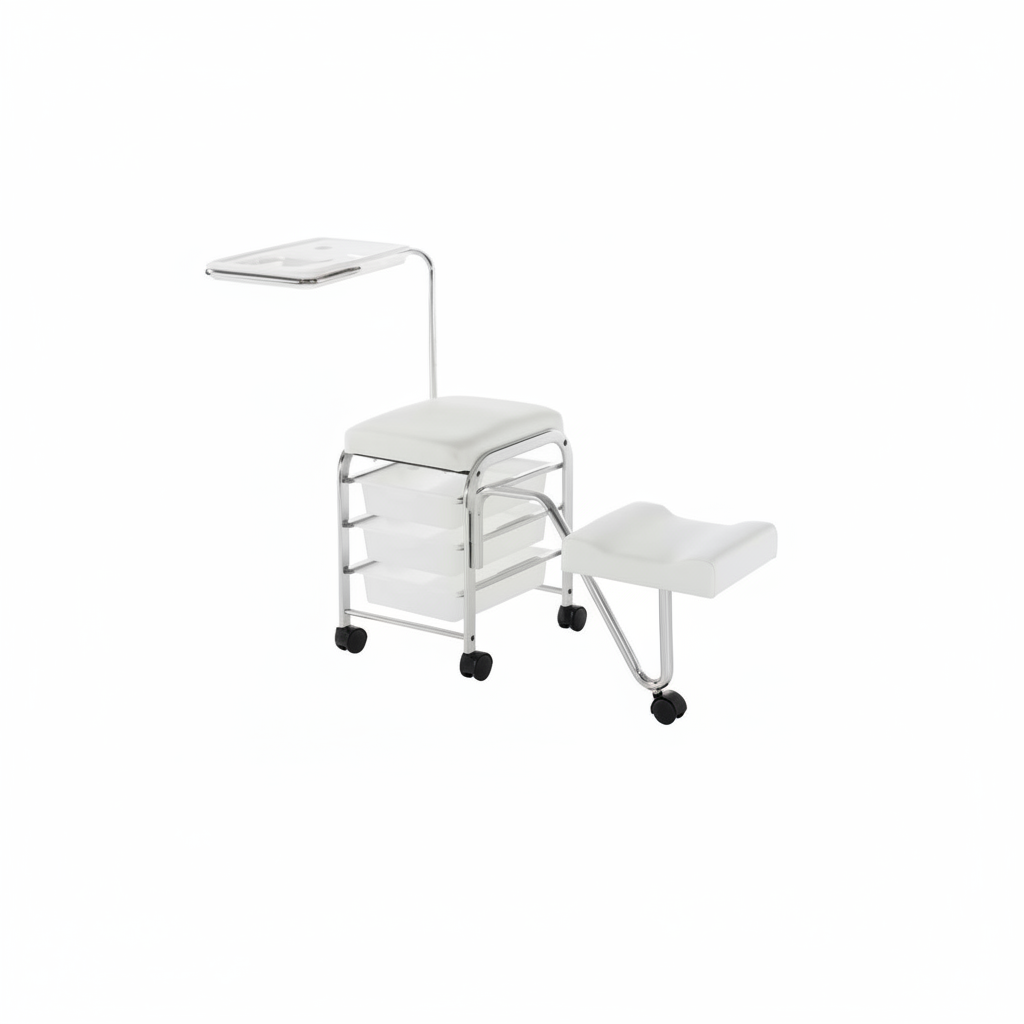 WAGEN FÜR PEDIKÜRE-WERKZEUGE SERVICE WEISS ART. 370.523