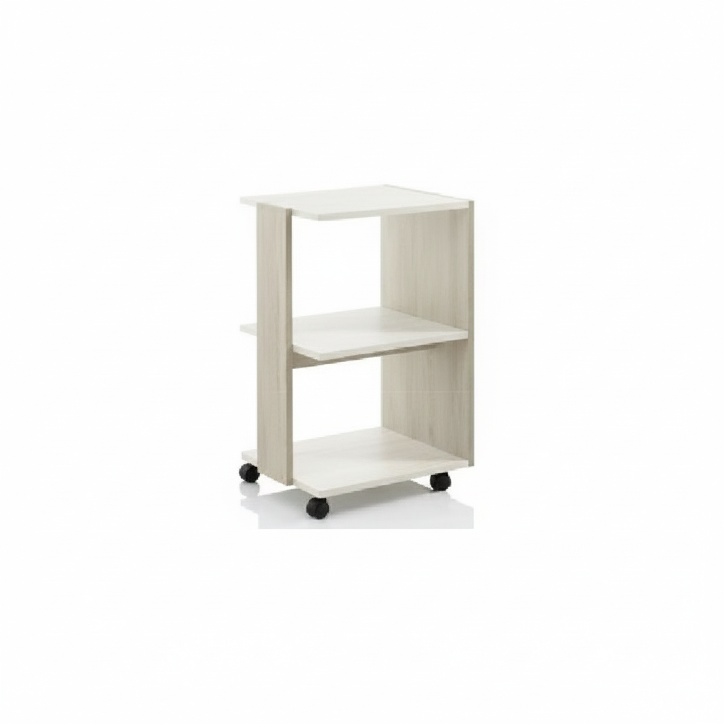 WAGEN LÄRCHE NATUR UND WEIßES LAMINAT TROLLEY NATURAL SPA ART. 375.216
