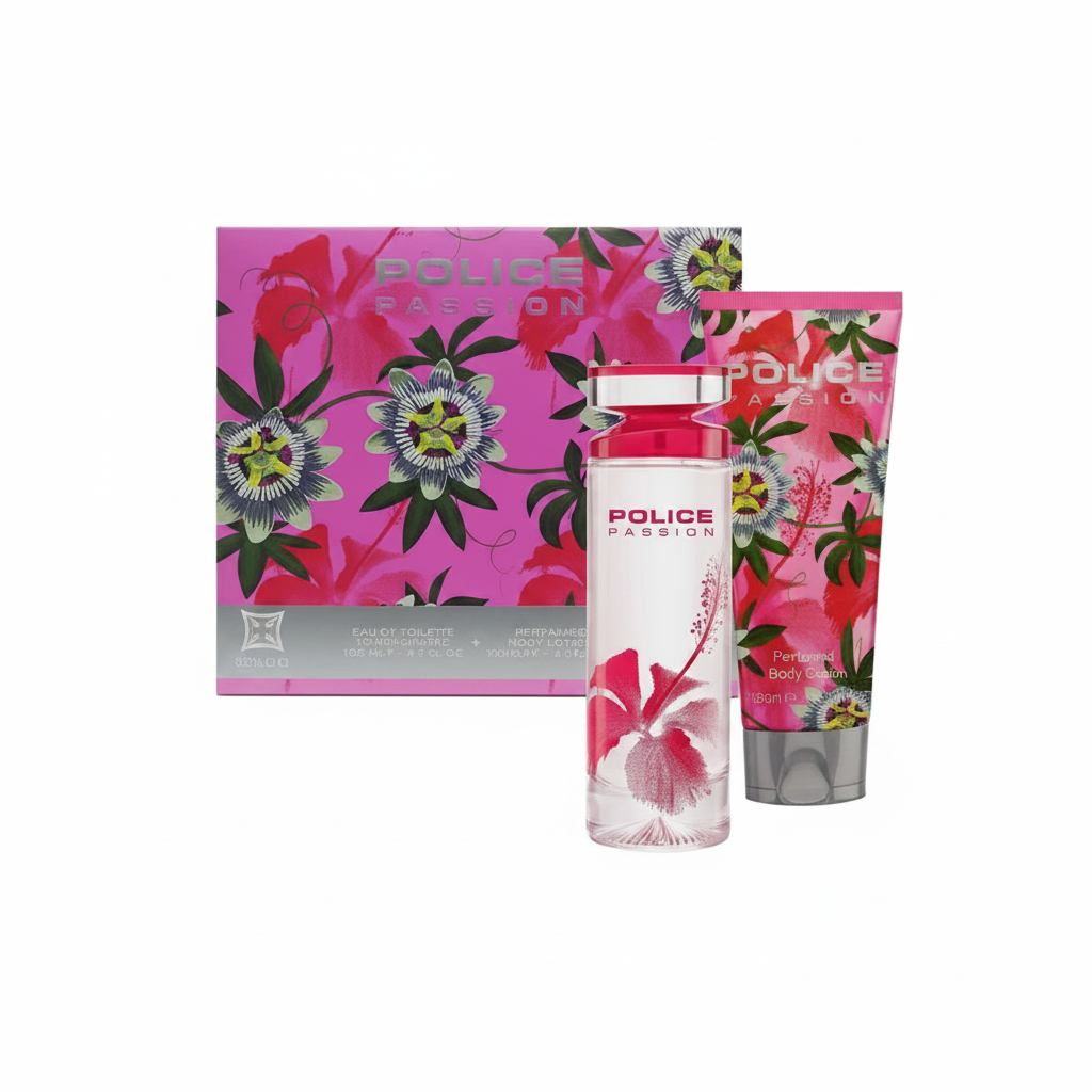 POLICE PASSION WOMAN GESCHENKSET EDT 100ML + KÖRPERCREME 125ML