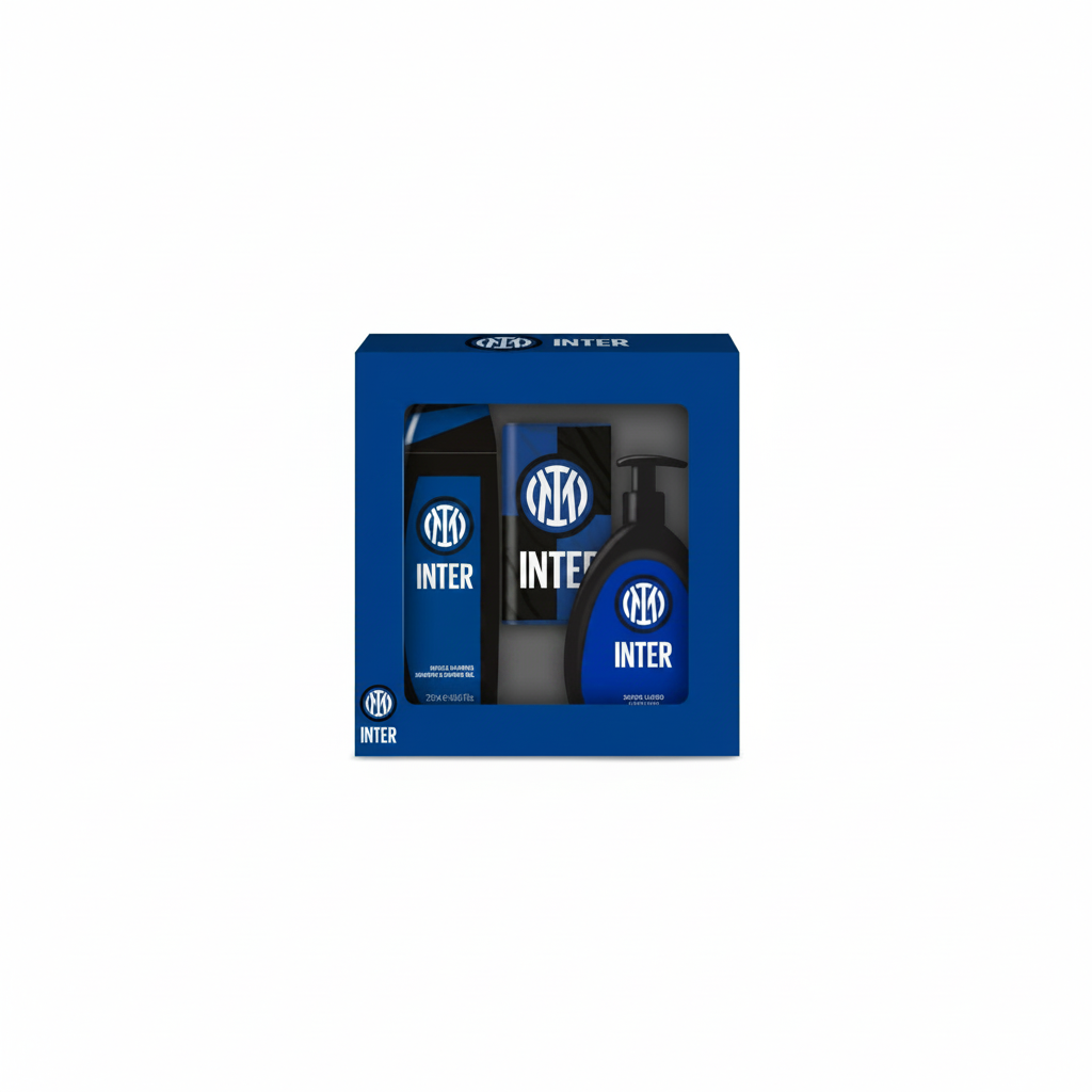 INTER GESCHENKSET SEIFE + DUSCHSHAMPOO + FLAGGE