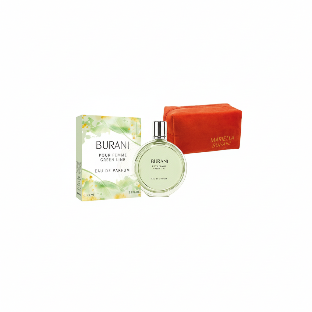 BURANI POUR FEMME GREEN LINE EDP 75ML + KOSMETIKTASCHE