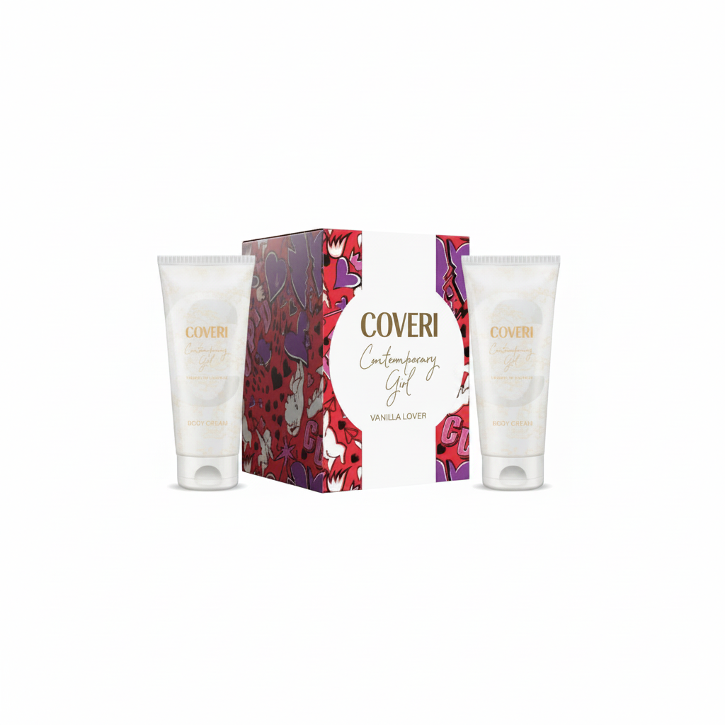 COVERI CONTEMPORARY GIRL VANILLA LOVER DUSCHGEL 200ML + KÖRPERCREME 200ML