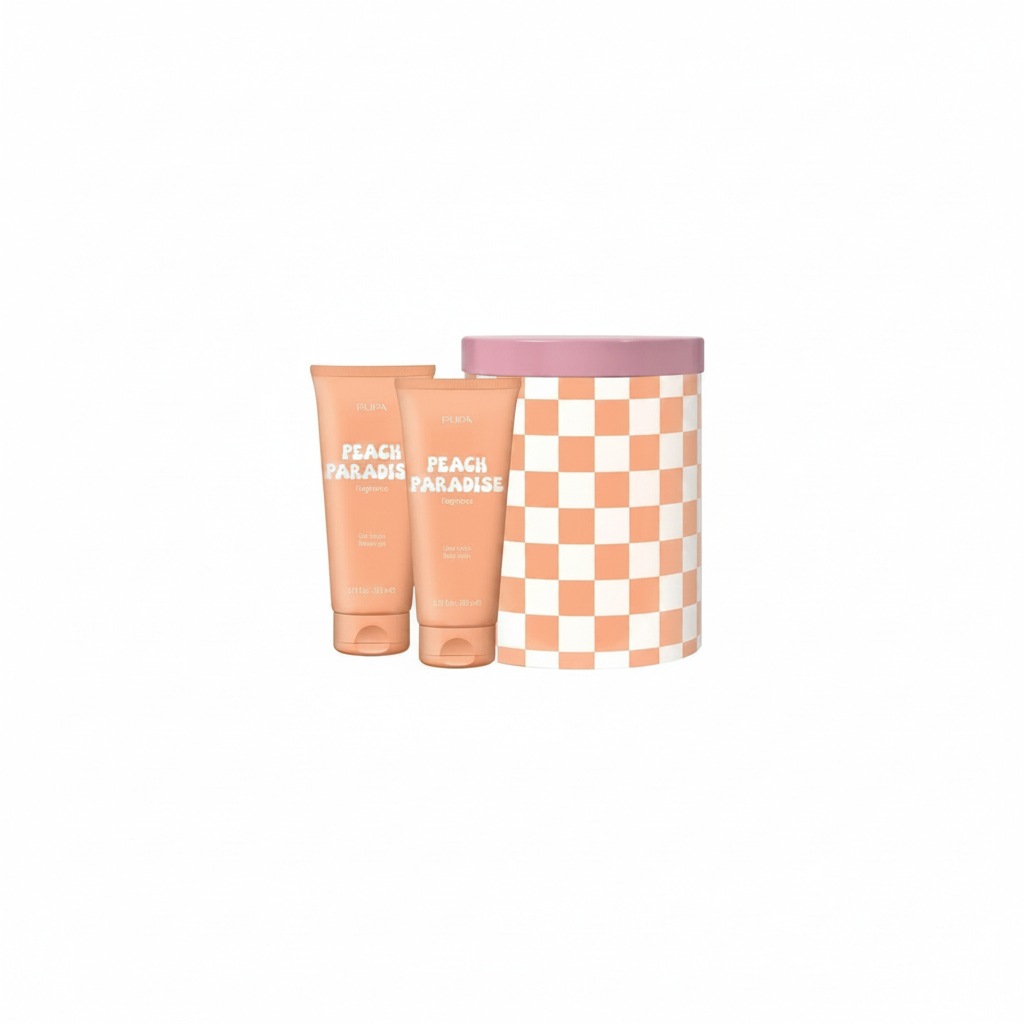 PUPA HAPPY BOX - KÖRPERMILCH PEACH PARADISE 200ML