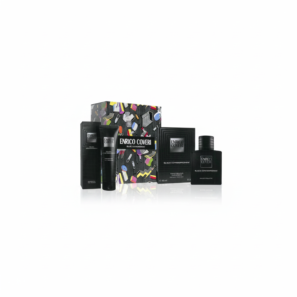 ENRICO COVERI BLACK CONTEMPORARY CONF. DUSCHGEL 300ML + DEO SPRAY 150ML