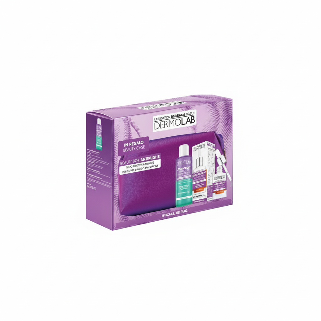 DERMOLAB BEAUTY BOX ANTI-FALTEN SERUM 30ML + MAKE-UP ENTFERNER 50ML