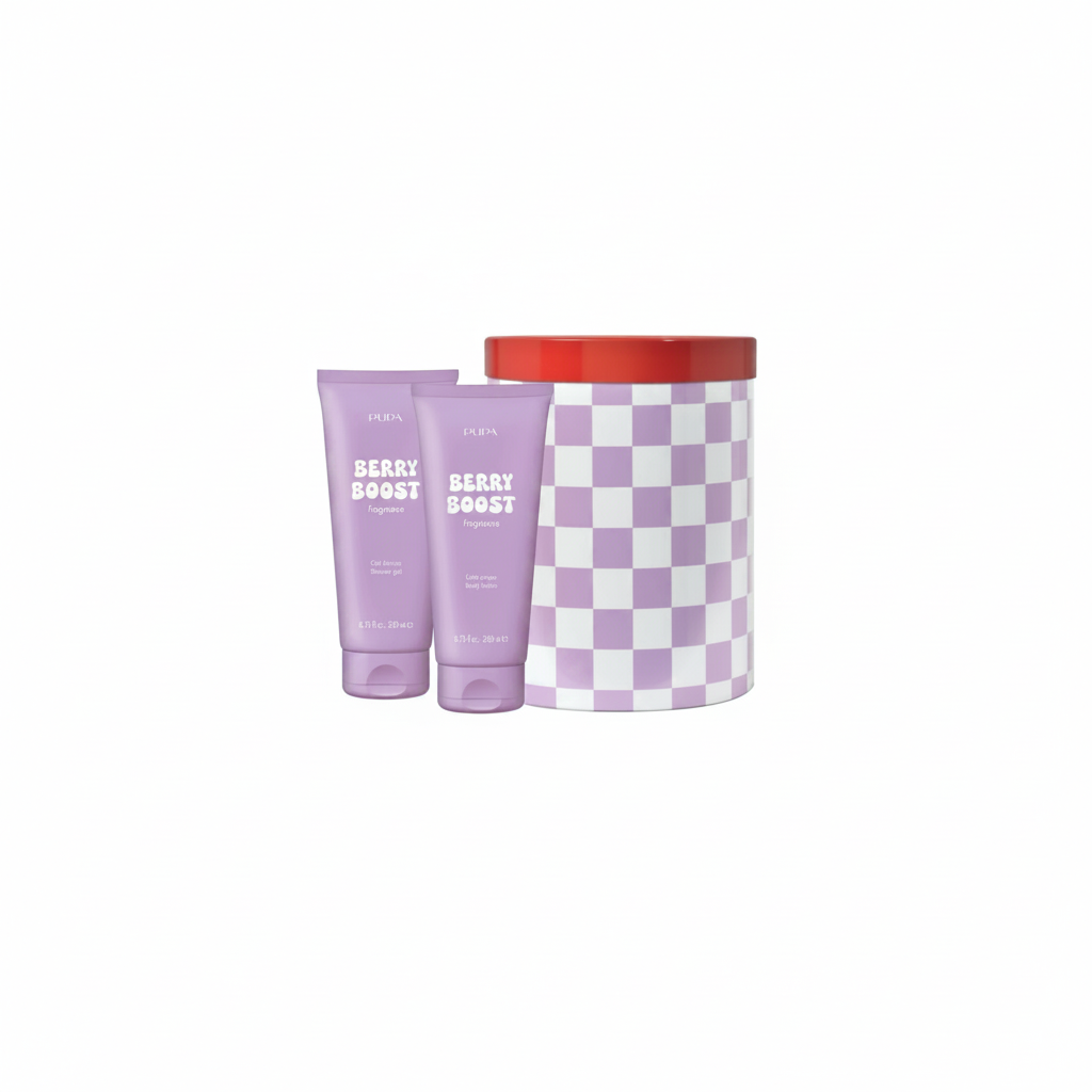 PUPA HAPPY BOX - DUSCHGEL 200ML + KÖRPERLOTION 200ML BERRY BOOST