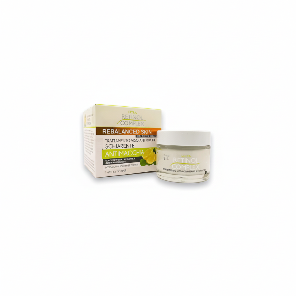 RETINOL COMPLEX AUFHELLENDE ANTI-FLECKEN ANTI-FALTEN GESICHTSCREME 50ML