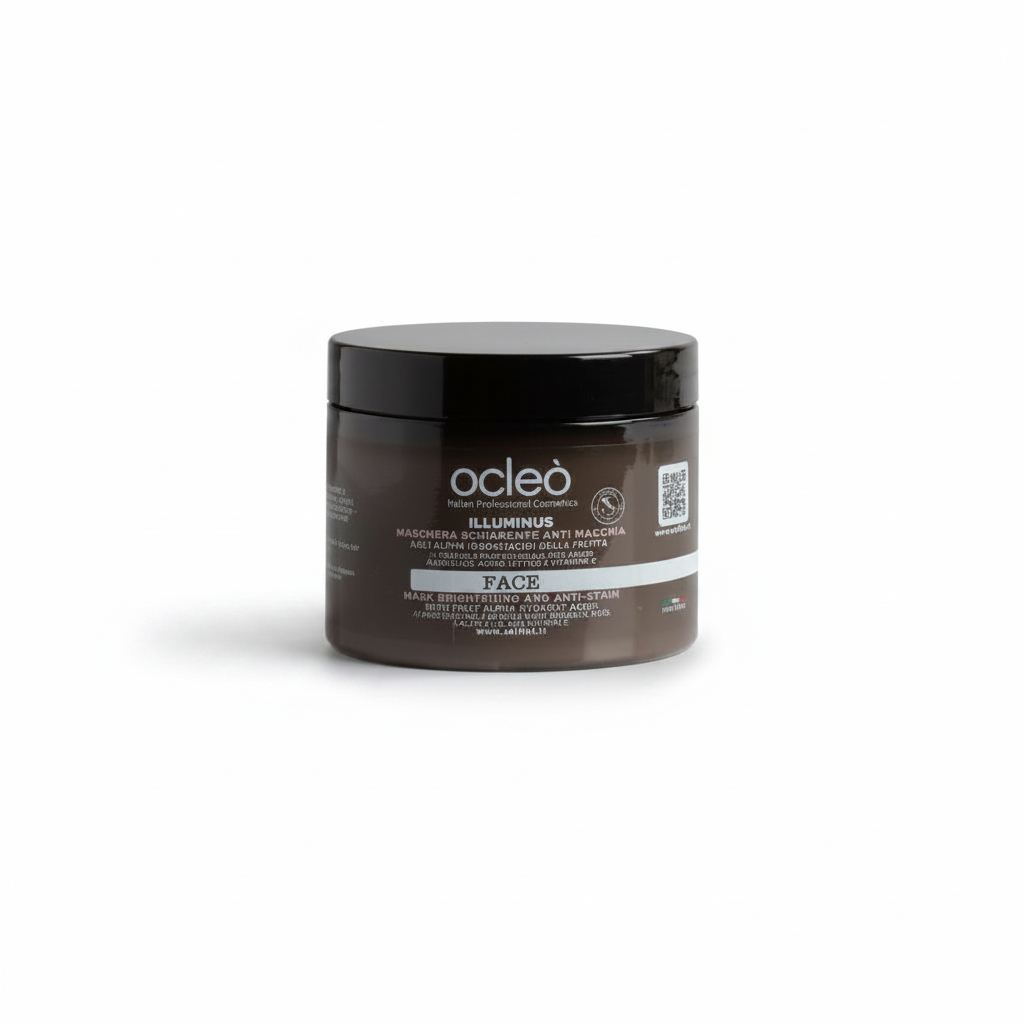 OCLEO' AUFHELLENDE ANTI-FLECKEN MASKE MIT FRUCHT-ALPHA-HYDROXYSÄUREN 500ML