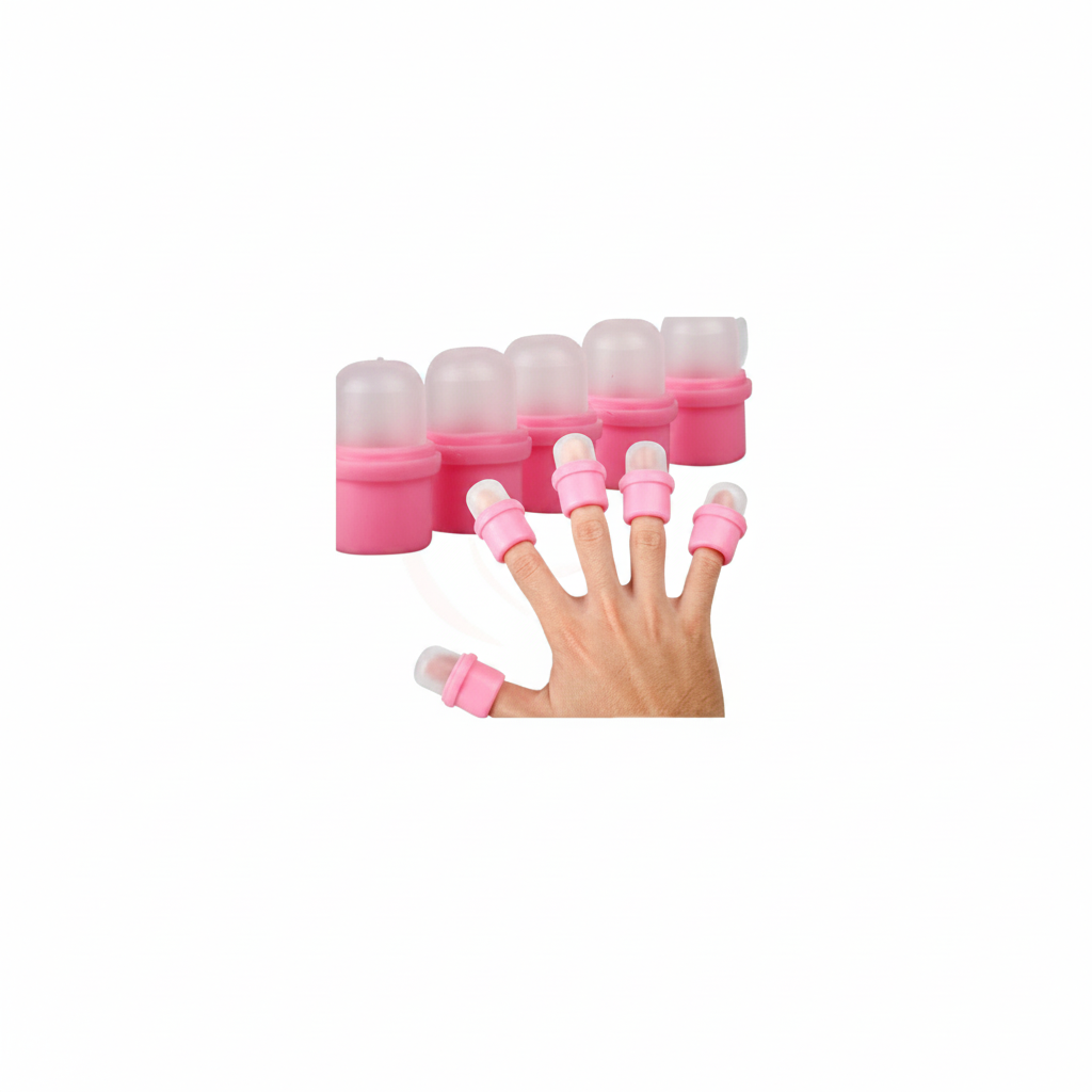 SIBEL NAILS FINGERHÜLLEN ZUR ENTFERNUNG VON GEL UND SEMIPERMANENTEM NAGELLACK, PACKUNG MIT 10 STÜCK