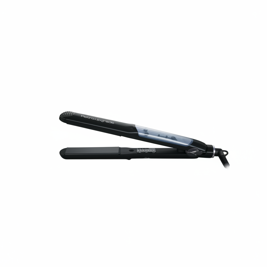 RETRO' DAMPFGLÄTTEISEN MIT KERATIN RUP-133C/KER GREY