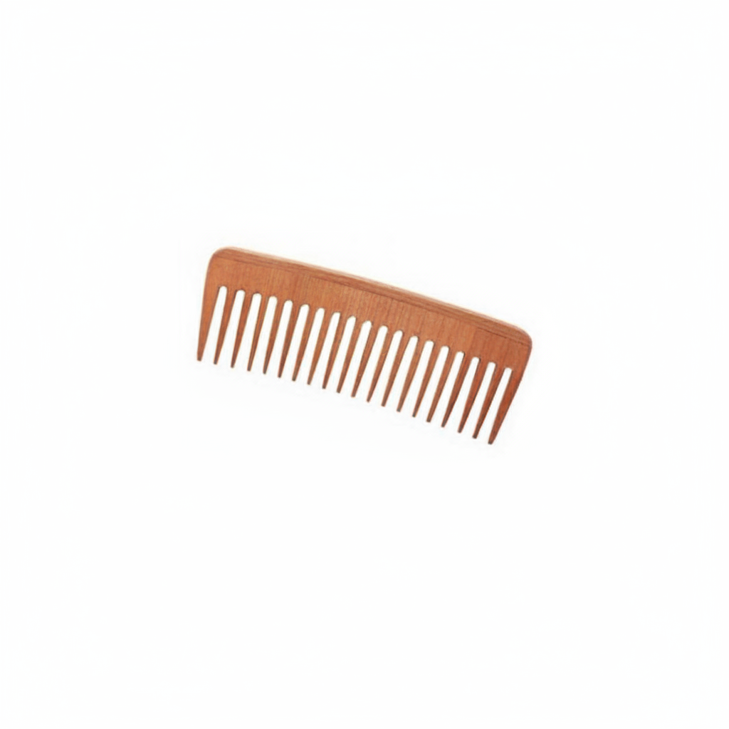 LABOR ANTISTATISCHER AFRO-KAMM AUS HOLZ 17CM