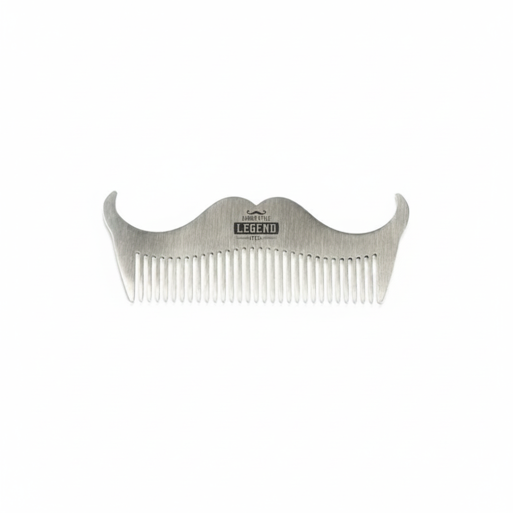 MP HAIR TASCHENSTAHLKAMM FÜR BART/SCHNURRBART